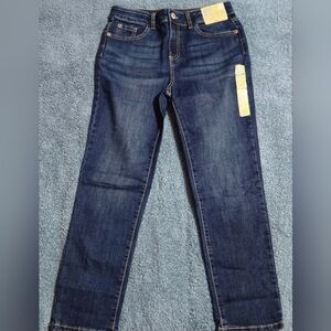 NWT Thereabouts Girls Size 12 Adjustable Waist Superflex Straight Leg Jean
